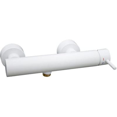 Kronenbach Lima 2.0 White exposed shower mixer 100.1220WMKB