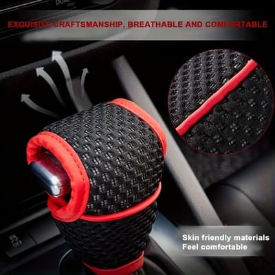 Automaat Pookknop Cover, Universele Pasvorm, Antislip Handrem Beschermer, Comfortabel & Duurzaam, Huidvriendelijk Materiaal, Eenvoudige Installatie