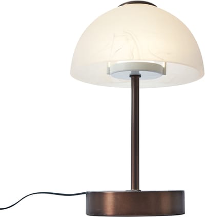 QAZQA joya - Design Dimbare LED Tafellamp met Dimmer - 1 lichts - H 24 cm - Brons - Woonkamer | Slaapkamer