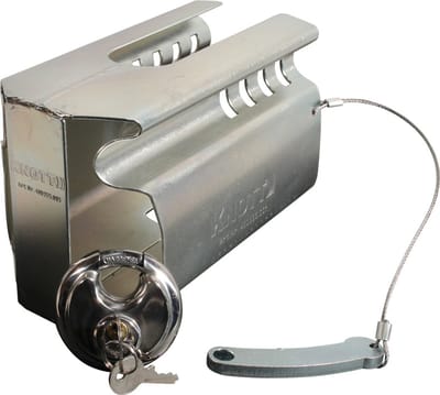 Disselslot Security Box - Koppelingsslot - Voor aanhanger, caravan en trailers - Aanhangerslot - KNOTT
