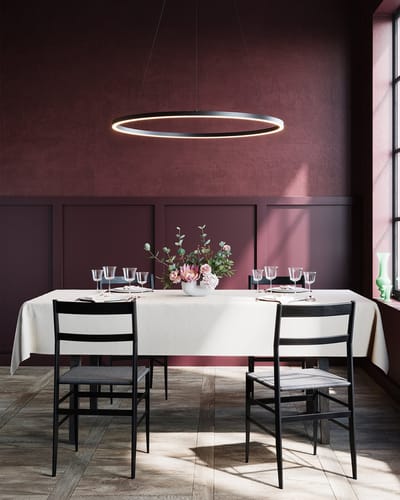 Mistral Home - TAFELSET - boulie - 160 x 300 cm + 10x 40 x 50 cm - effen kleur - wit