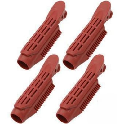 4 stuks/set Krultang Clips Volume Creërende Haarkroon Clips Geen Beschadiging Krultang Haarkapper Doe-het-zelf Gereedschap Salon Haarstyling Gereedschap oranje