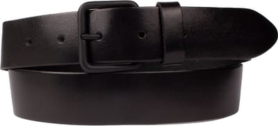 Presly & Sun Heren - Leren riem - Zwart - 85cm
