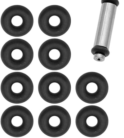 Dompelafdichtingsringenset - O-ringen set Reserveonderdelen - Duikuitrusting Onderhoud - Verbeterde Afdichtingsprestaties - 10 stuks - Zwart