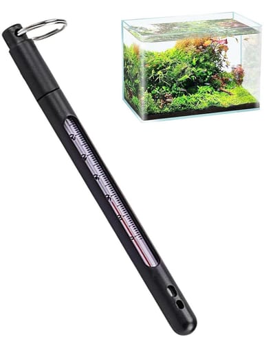 Temperatuurmeter Visserij - Waterthermometer Hengelsport - Visomstandigheden Meten - Nauwkeurige Real-time Meting - 15 Centimeter Lengte - Zwart