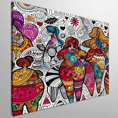 Kunstprint | Wanddecoratie | Canvas | 40 × 40 cm