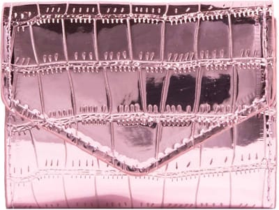 Portemonnee Croco - Roze | 11 x 9 x 1 x cm | Kunstleer | Fashion Favorite