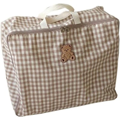 Grote capaciteit Mommy Bag Kleuterschool Dekentje Opbergtas Reisbagage Ziekenhuis Kraamtas Babyartikelen Organizer gray