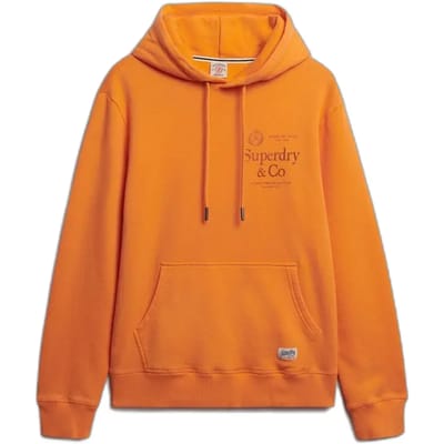 Superdry 1954 Company Relaxed Hoodie Orange Grootte: XL