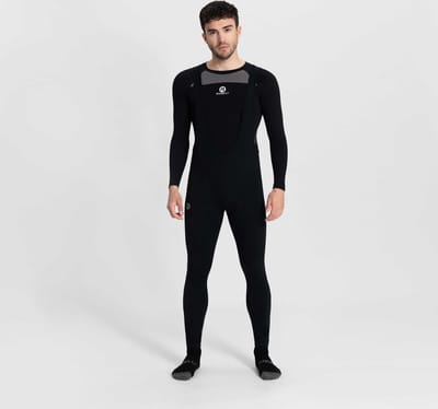 Rogelli Core Heren Lange Fietsbroek - Zeem - Bretels - Zwart