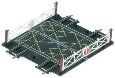 Dubbele Track Kruising voor Modelspoor - Extra Spoorstukken en Barrières - 1:76 Schaal