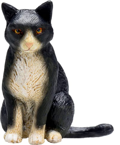 Mojo Farmland Sitting Cat Black/White - 387371