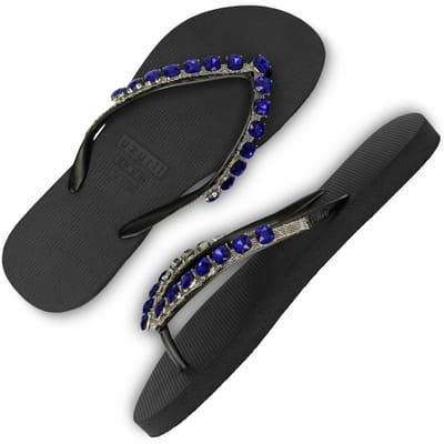 Uzurii | Teenslippers | Dames | Zwart | Maat 35/36