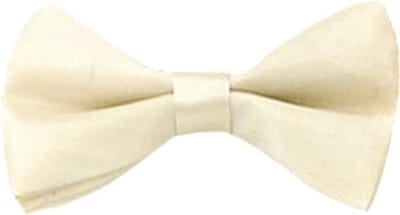 Fako Fashion - Kinder Vlinderstrik - Vlinderdas - Kinderstrik - Strik - Effen - 10cm - Crème