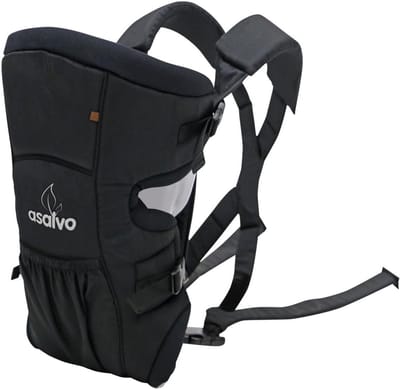 Draagzak - Babydrager - Comfortabel Dragen - Beide Richtingen - 36-91 kg - Zwart Grijs
