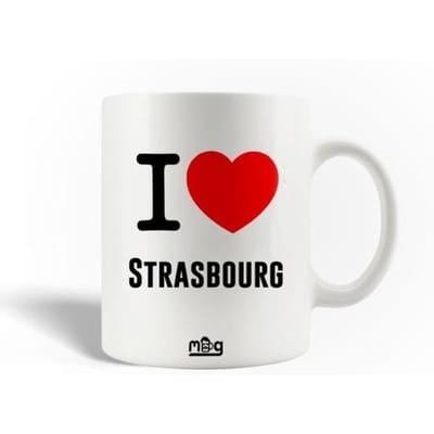 Mug en Céramique I Love Strasbourg France