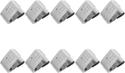 Batterij Veerplaten - Contactplaten Batterijveren - Apparaten Repareren - Slijtvast Veerstaal - 10 Stuks - Zilver