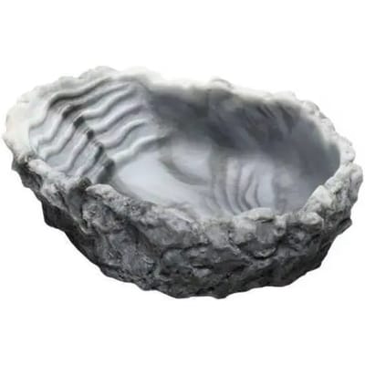 Hobby Terrano Drinkbak | 50 | 150 | 550 ml | rotsachtige drink- en badderbak voor reptielen Marmer 150ML