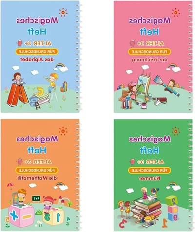 Schrijfvaardigheid Oefening - Leerboeken - Kinderen Leren - Herbruikbaar - 19 x 14 cm - Niet gespecificeerd