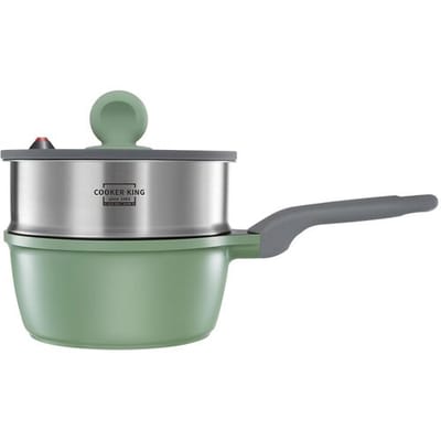 COOKER KING steelpan, [bamboe-kalksteenserie], met antiaanbaklaag, voor alle warmtebronnen - 20 cm