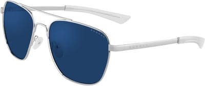 GUNNAR - MUSTANG Gaming Bril - Computerbril - Blauw Licht Bril - Blue Light Glasses 0.0 Sterkte - Chrome - Sun