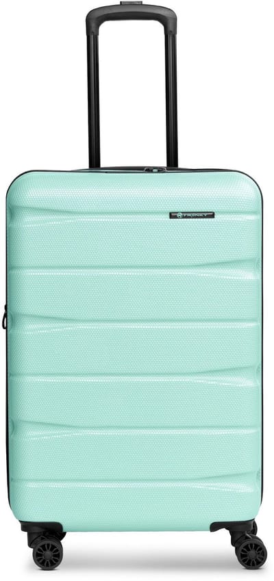 Franky Munich 4.0 4 wielen Trolley M 66 cm met uitbreidingsplooi - Harde bagage - TSA slot - mint shiny