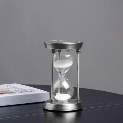 Zandloper Timer - Zandklok Tijdmeter - Tijdmanagement Keuken - Borosilicaatglas - 10x17 cm - Niet gespecificeerd