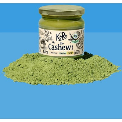 Bio matcha & cashewpasta met mango | 200 g