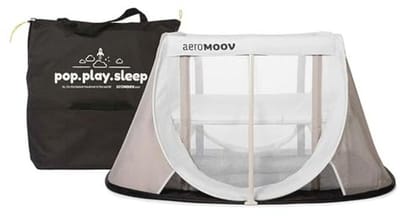 Instant Reisbed voor Baby's en Peuters - Opbouw in 2 Seconden, Lichtgewicht en Compact - Veilige en Comfortabele Slaapoplossing