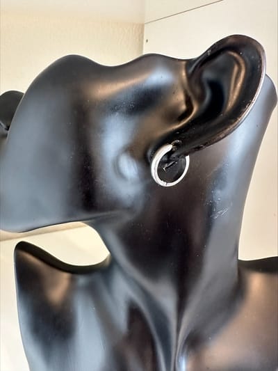 zilverkleurige mannen hoepel oorringen 1.8 cm | | Make up | Parfum | Moederdag | Verjaardagscadeau| Cadeautje| Valentijnsdag| Kado | sieraden | vaderdag | oorbellen | oorsieraden