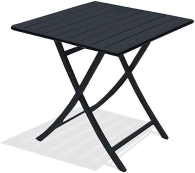 Tuin Eettafel - Balkon Tafel - Buiten Dineren - Klapbaar Ontwerp - 70x70 cm - Antraciet