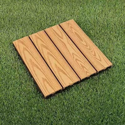 Terrastegels Kunststof Hout - Kliktegels Balkon - Buitenruimte Verfraaien - Eenvoudige Installatie - 10 stuks - Niet gespecificeerd