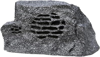 Tuinluidspreker - Rots speaker - Muziek afspelen buiten - Waterdicht ontwerp - 358x265x250 mm - Grijs