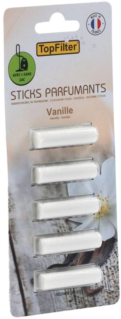 Stofzuiger Sticks - 5 stuks - Stofzuiger luchtverfrisser - Vanille geur - Geurzakjes - Verfrisser - Stofzuigerverfrisser - Elimineert nare geuren