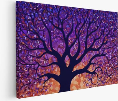 Saammp Muurcirkel Hout Uil - Abstract - Dieren - Ø 80 - Wandcirkel - Wanddecoratie Cirkel - muurdecoratie Woonkamer - Slaapkamer decoratie - Rond Schilderij
