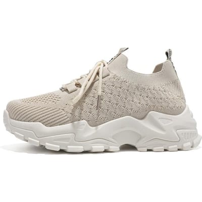 Casual Damesschoenen Lente Nieuwe Hardloopschoenen Dames Vliegend Geweven Ademend Vetersportschoenen Damesschoenen 41