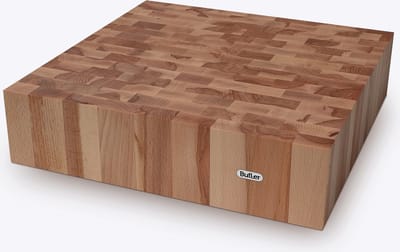 Butler Hakblok - Beukenhout - 40 x 40 x 10 cm