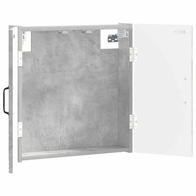 vidaXL - Dartbord - Kabinet - HAARLEM - Betongrijs - 52,5 - x - 10,5 - x - 53,5 - cm