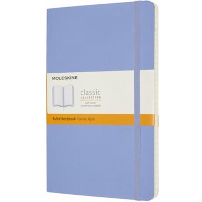 Moleskine Classic Notitieboek - Large - Softcover - Gelinieerd - Hortensia Blauw
