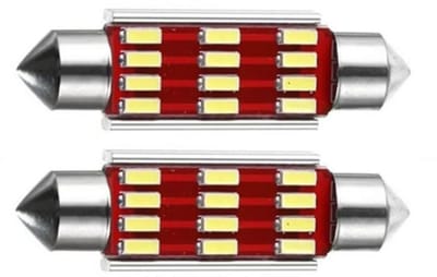 TLVX 2 stuks Autolampen C5W 41mm LED / Interieur verlichting lampen / Leeslamp / Sfeerverlichting dakhemel / Interior Bulb / Festoon Buislamp / Kofferbak verlichting Bagage / Instapverlichting / Canbus Storingsvrij / Wit licht / 12V