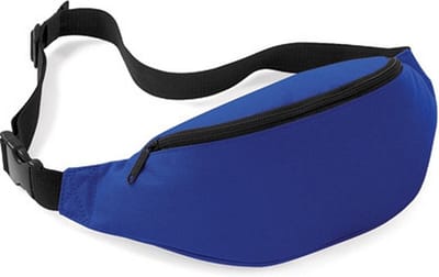 Bagbase Heuptasje/buideltasje - 1x - blauw - 38 x 14 x 8 cm - festivaltasjes - Reis/vakantie/wandel tasje