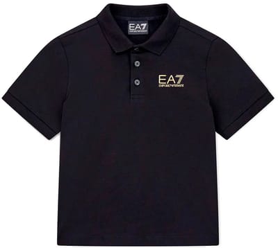 Ea7 Emporio Armani 7b000022_af10378 Korte Mouw Poloshirt Zwart 4 Years Jongen