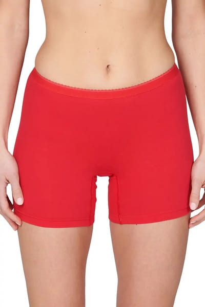 Beeren 6-pak dames Boxershort Softly - lange pijpjes - Multipack - Voordeelverpakking - Aanbieding - Rood / XL