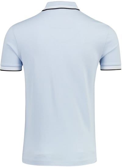 Lichtblauwe poloshirt Boss Green Paddy korte mouw katoen