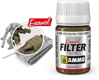 AMMO by Mig Jimenez Modelbouwdecoratie - MIG 1510 Tan For 3 Tone Camo Effecten potje