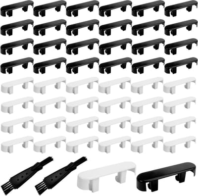 48pcs Drain Hole Covers Cover Caps Window Sill End Caps Replacement Drain Caps Window Sill Cover Hole Drain Covers - ShopVlot
