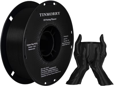 Dailygoods- PETG Filament 1.75mm - Carbon Fiber - 1 KG - Schokbestendig - Hoge drukbestendigheid - Voor 3D-printer - 3D-printfilament