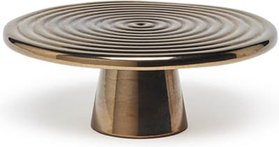 Dutchdeluxes - Gebakken keramiek - Taartplateau - 20 cm diameter - Goud
