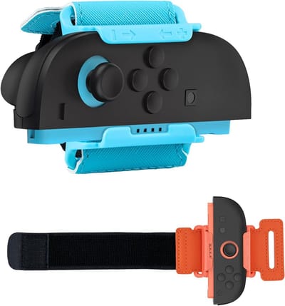 Verstelbare Polsbanden voor Nintendo Switch Joy-Con Controllers - 2 Stuks voor Just Dance en Zumba, Ideaal voor Sport en Spelletjes
