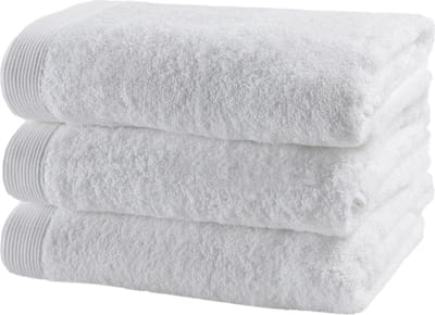 Casilin - Como - set van 3 gastendoekjes - 30x50cm -  Wit